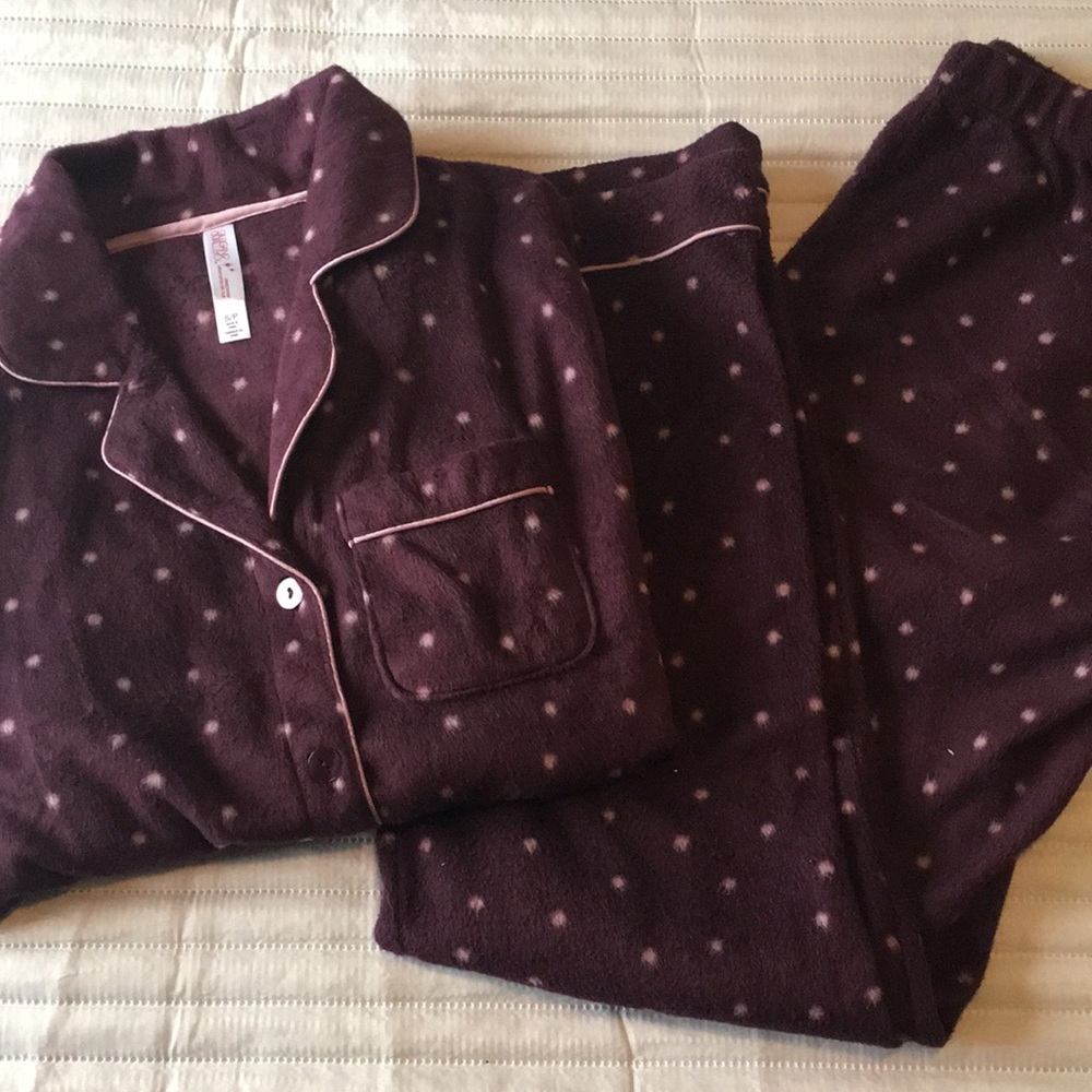Cozy Polka Dot PJ Set